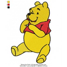 Winnie the Pooh 13 Embroidery Designs